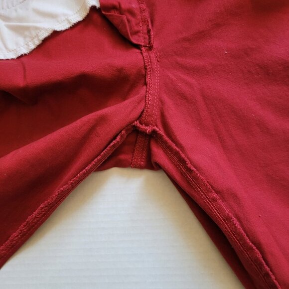 Bandolino jeans red Mandie style straight legs stretch cotton denim pants petite - Picture 9 of 16